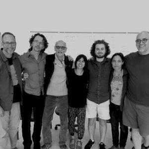 Creative Music Workshop faculty Michael Blake, Christain Kogel, Jerry Granelli, Susanne Chui, Andrew McKelvie, Peggy Lee, J Anthony Granelli